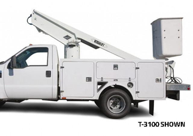 Versalift T-34-N Truck Mounted Telescopic Boom Lifts (2018 - 2026) Specifications & Dimensions