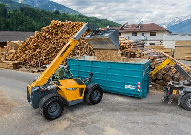 Liebherr T 35-6 S Telehandler Specs & Dimensions (2017 - 2019)