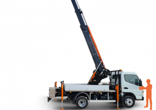 BG Lift T 400 crane - load chart, specs & dimensions (2021 - 2026)
