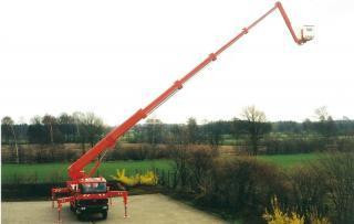 Ruthmann T 435 Truck Mounted Telescopic Boom Lifts (2001 - 2006) Specifications & Dimensions