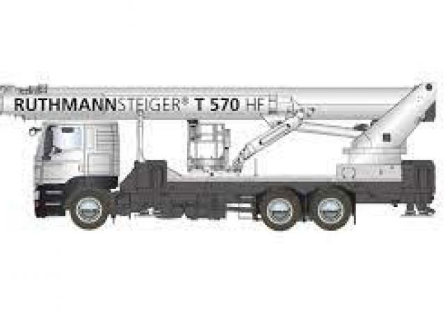 Ruthmann T 570 HF Truck Mounted Telescopic Boom Lifts (2016 - 2026) Specifications & Dimensions