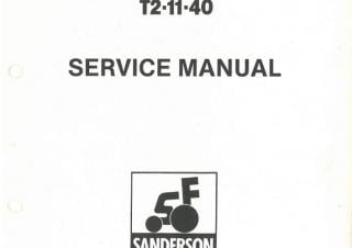 T2-11-40 Sanderson Telehandler Specs & Dimensions