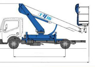 Socage T416 forSte Truck Mounted Telescopic Boom Lifts (2018 - 2020) Specifications & Dimensions