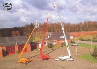 Ruthmann TA 150 B Trailer Mounted Telescopic Boom Lifts (1990 - 1996) Specifications & Dimensions