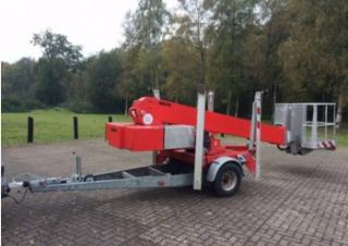 TA 1800 Weber-Anlagenbau Trailer Mounted Telescopic Boom Lifts