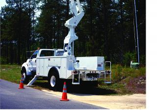 TA45M Altec Trailer Mounted Articulating Boom Lifts