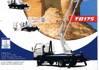 TB 175 CMC Trailer Mounted Articulating Boom Lifts