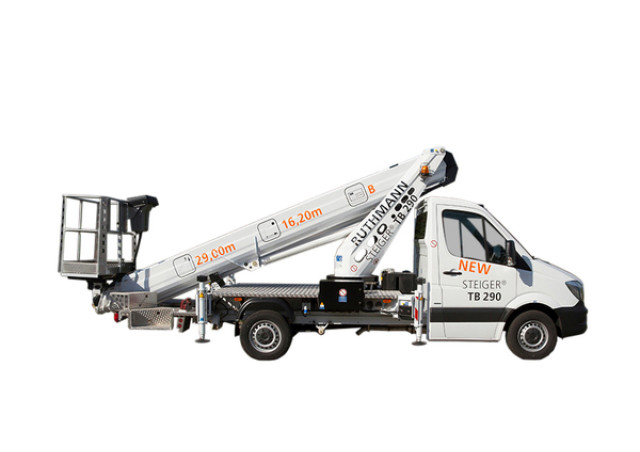 Ruthmann TB 290 Truck Mounted Telescopic Boom Lifts (2016 - 2019) Specifications & Dimensions