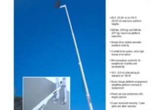 TB 85 Terex Aerials Wheeled Telescopic Boom Lifts