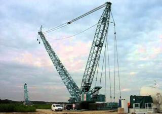 Terex-Demag TC 2500 crane - load chart, specs & dimensions (1999 - 2006)
