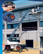 Bobcat TD 40150 Rotating Telehandler Specs & Dimensions (2000 - 2004)