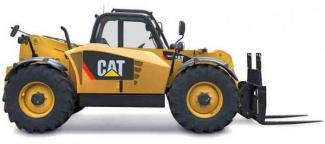 TH407 Caterpillar Telehandler Specs & Dimensions