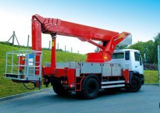 TKA 38,5 KS Bison-Palfinger Truck Mounted Telescopic Boom Lifts