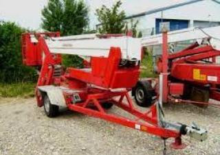 TEUPEN TL 15 H Trailer Mounted Telescopic Boom Lifts (2000 - 2001) Specifications & Dimensions