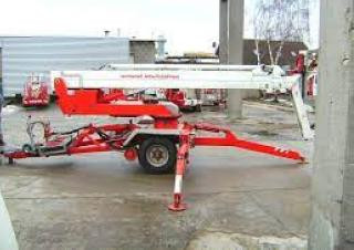 TEUPEN TL 15 H Trailer Mounted Telescopic Boom Lifts (1995 - 2000) Specifications & Dimensions