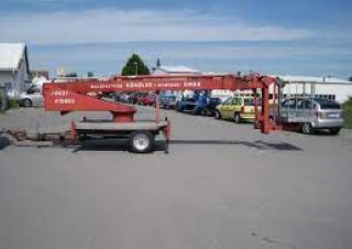 TEUPEN TL 20 Trailer Mounted Telescopic Boom Lifts (1995 - 1996) Specifications & Dimensions