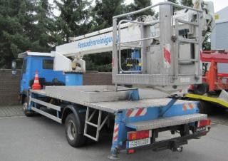 TEUPEN TL 26 Truck Mounted Telescopic Boom Lifts (1998 - 2001) Specifications & Dimensions