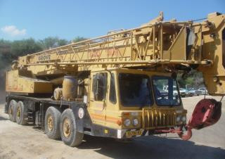 Grove TM 750 E (8x6) crane - load chart, specs & dimensions (1997 - 2013)
