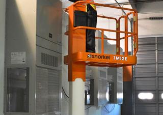 TM12E Snorkel Single Vertical Mast Boom Lifts