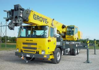 Grove TM500E-2 crane - load chart, specs & dimensions (2006 - 2026)