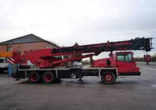 Grove TMS 635 BE crane - load chart, specs & dimensions (1995 - 1998)