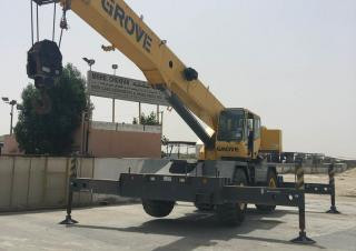 Grove TMS600E crane - load chart, specs & dimensions (2010 - 2017)