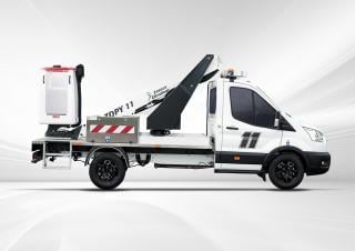 France Elévateur TOPY 11 Truck Mounted Telescopic Boom Lifts (2025 - 2026) Specifications & Dimensions
