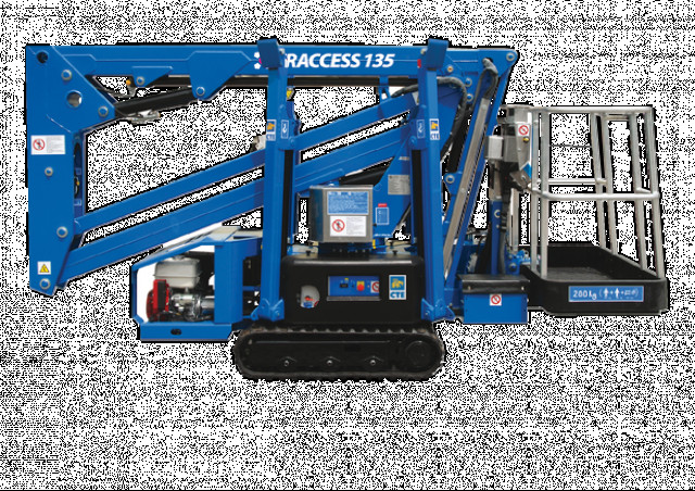 France Elévateur TR 135 Crawler Articulating Boom Lifts (2017 - 2021) Specifications & Dimensions