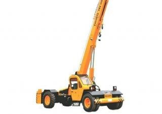 Escorts TRX 1250 crane - load chart, specs & dimensions (2017 - 2021)