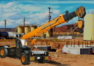 Escorts TRX 1550 Plus crane - load chart, specs & dimensions (2017 - 2021)
