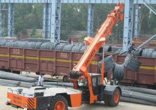 Escorts TRX 2319 crane - load chart, specs & dimensions (2017 - 2021)