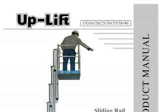 UG18 AHI Single Vertical Mast Boom Lifts
