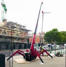 UNIC URW-095 crane - load chart, specs & dimensions (2005 - 2026)