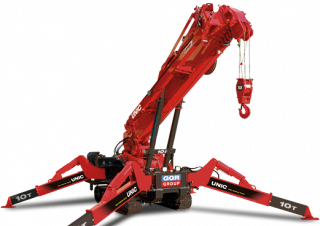 UNIC URW-1006 crane - load chart, specs & dimensions (2012 - 2026)