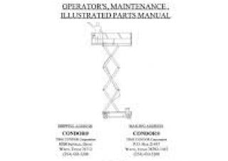 V 2648 XL Condor Wheeled scissor lifts