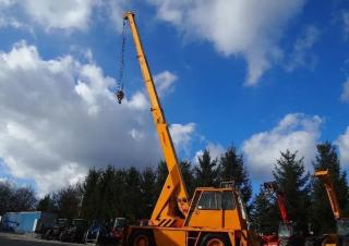 Terex-Demag V 73 (4x2x2) crane - load chart, specs & dimensions (1996 - 1996)