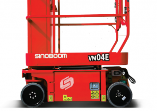 VM120E Sinoboom Single Vertical Mast Boom Lifts