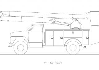 Versalift VN-43-I Trailer Mounted Articulating Boom Lifts (2017 - 2025) Specifications & Dimensions