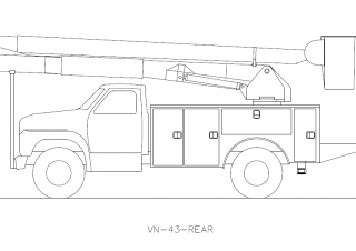 Versalift VN-43-I-REAR Trailer Mounted Articulating Boom Lifts (2025 - 2026) Specifications & Dimensions