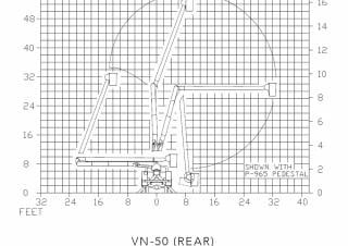 Versalift VN-50-REAR Trailer Mounted Articulating Boom Lifts (2020 - 2025) Specifications & Dimensions