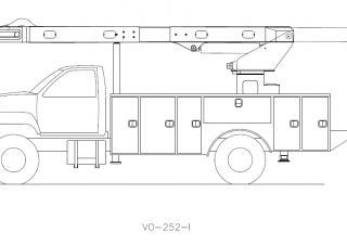 Versalift VO-252-REAR Trailer Mounted Articulating Boom Lifts (2017 - 2026) Specifications & Dimensions