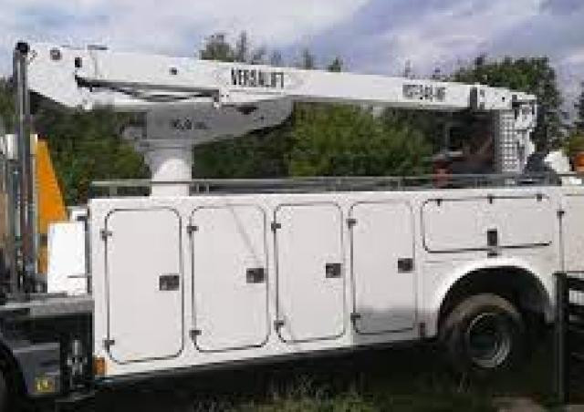 Versalift VST 248 NF Truck Mounted Telescopic Boom Lifts (1995 - 2011) Specifications & Dimensions