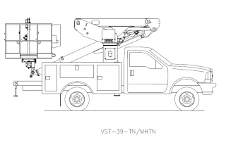 Versalift VST-39-TN Trailer Mounted Articulating Boom Lifts (2017 - 2026) Specifications & Dimensions