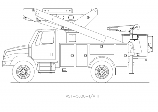 Versalift VST 5000-MHI Trailer Mounted Articulating Boom Lifts ( - 2026) Specifications & Dimensions