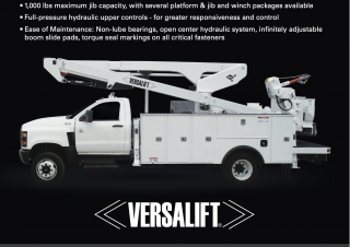 Versalift VST-52-MHI Trailer Mounted Articulating Boom Lifts (2017 - 2026) Specifications & Dimensions
