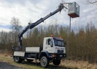 WG 120 WUMAG Trailer Mounted Articulating Boom Lifts