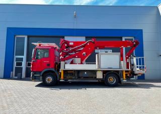 WGT 250 Wumag-Palfinger Trailer Mounted Articulating Boom Lifts