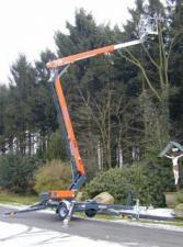 Worklift GT 18 Paus Trailer Mounted Articulating Boom Lifts