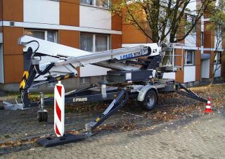 Worklift GT 21 A Paus Trailer Mounted Articulating Boom Lifts