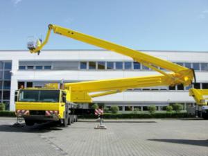 WT 1000 Wumag-Palfinger Truck Mounted Telescopic Boom Lifts